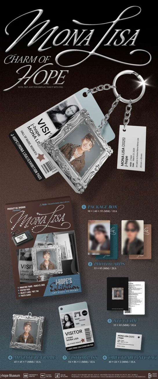 J hope Charm of hope (Mona Lisa ver.)
