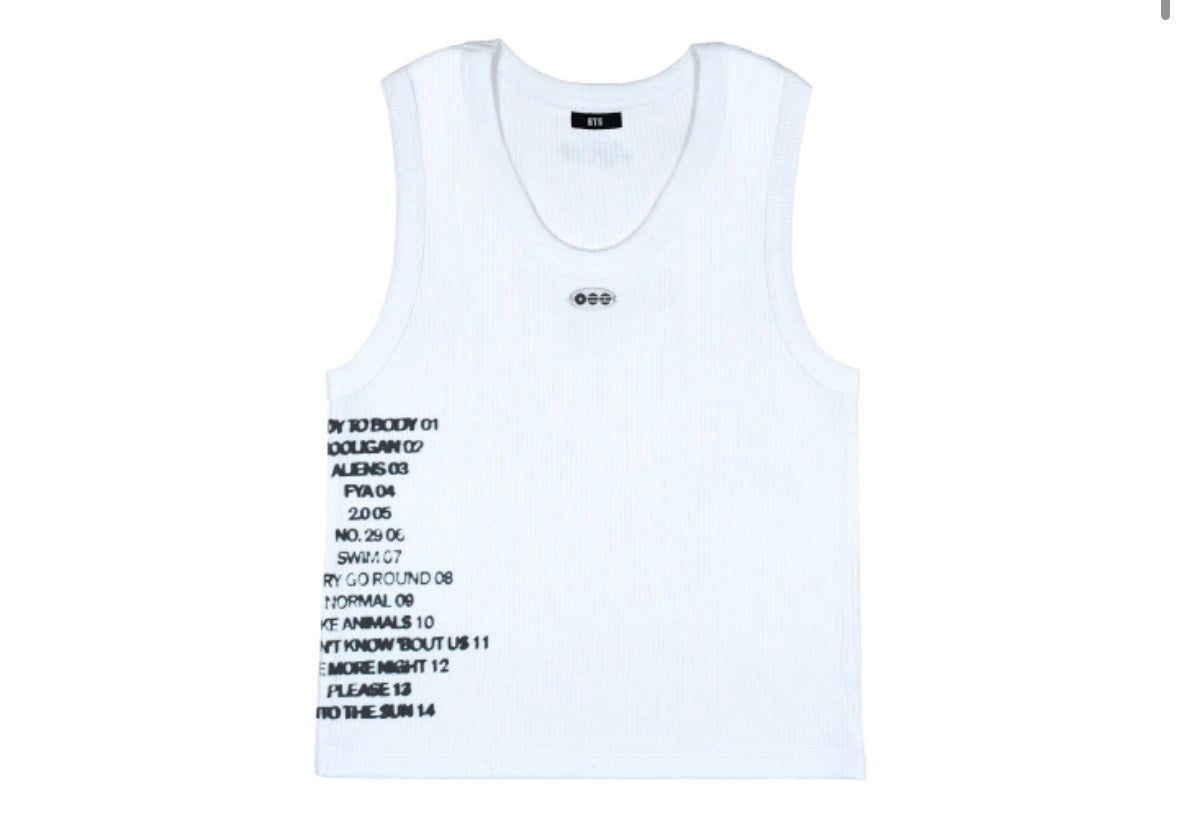 BTS Las Vegas pop up sleeveless top
