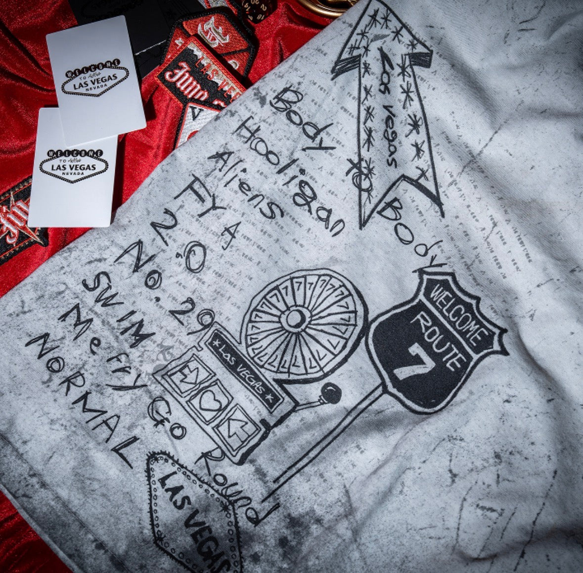 BTS Las Vegas pop up S/S T shirt (grey)