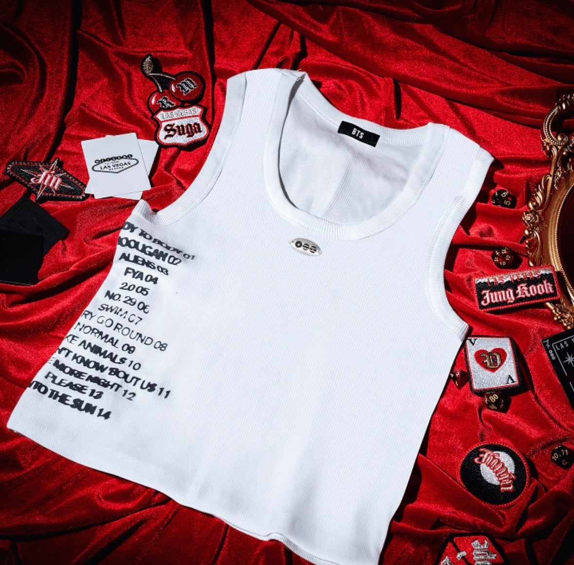 BTS Las Vegas pop up sleeveless top