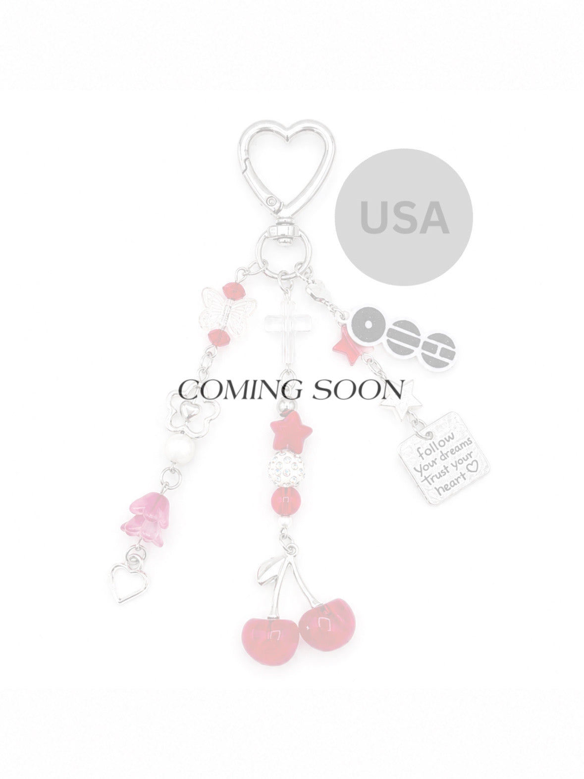 Cherry Keychain (red)