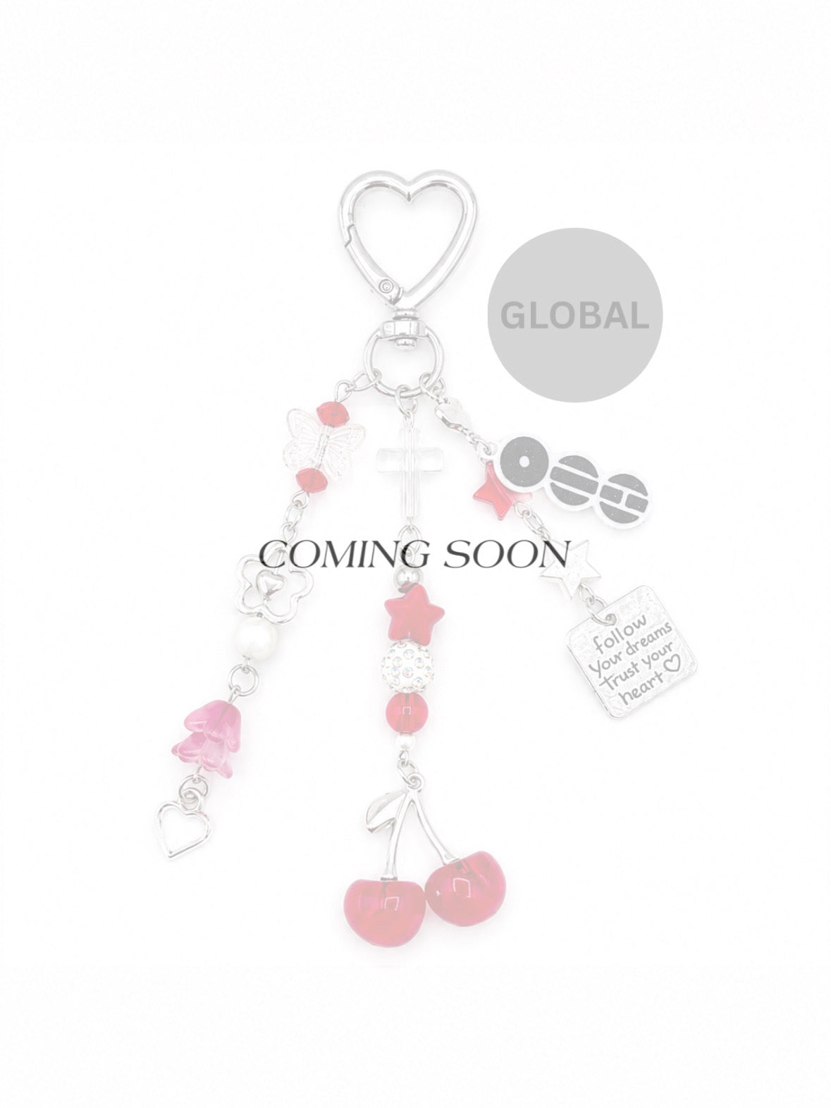 Cherry Keychain (red)
