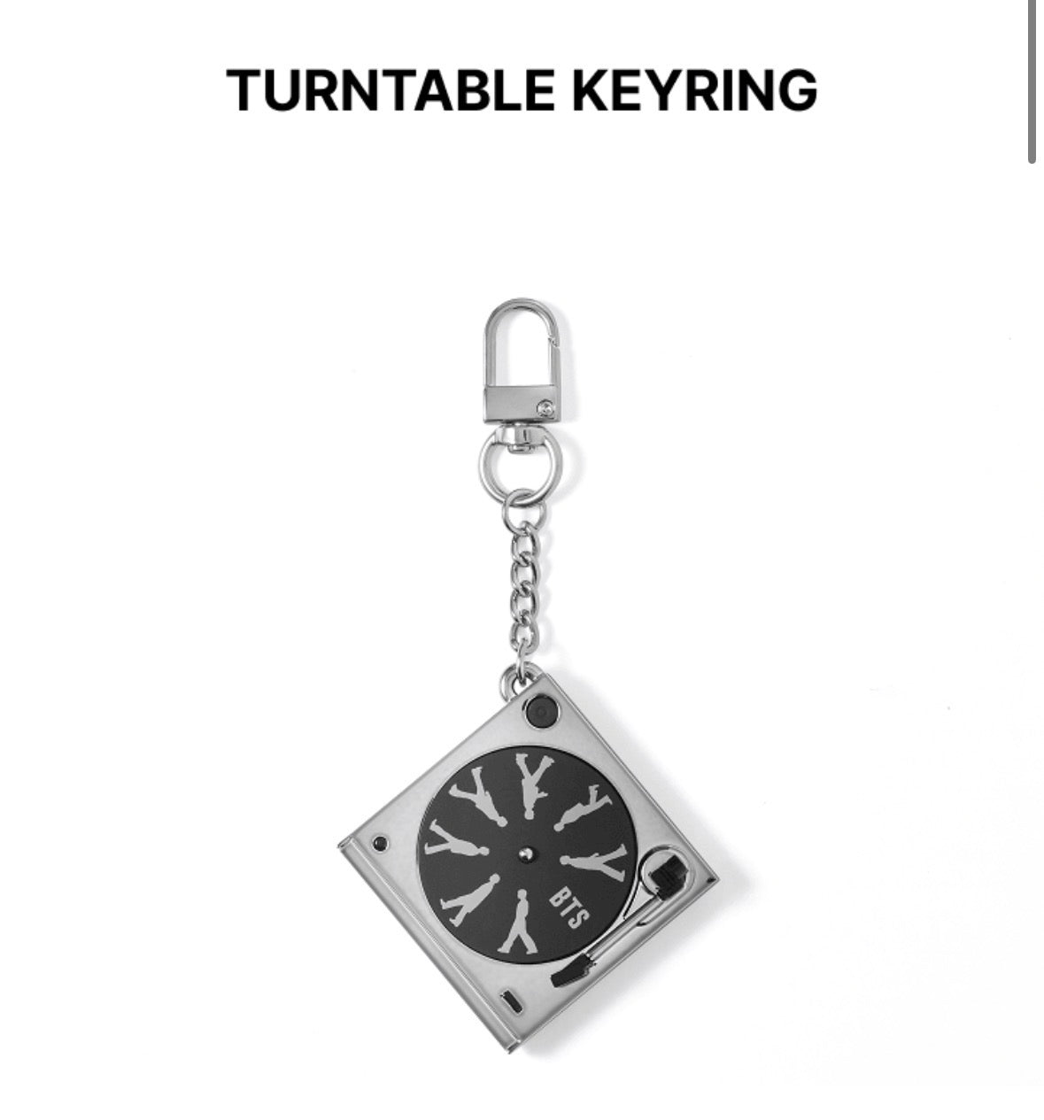 Turntable Keyring