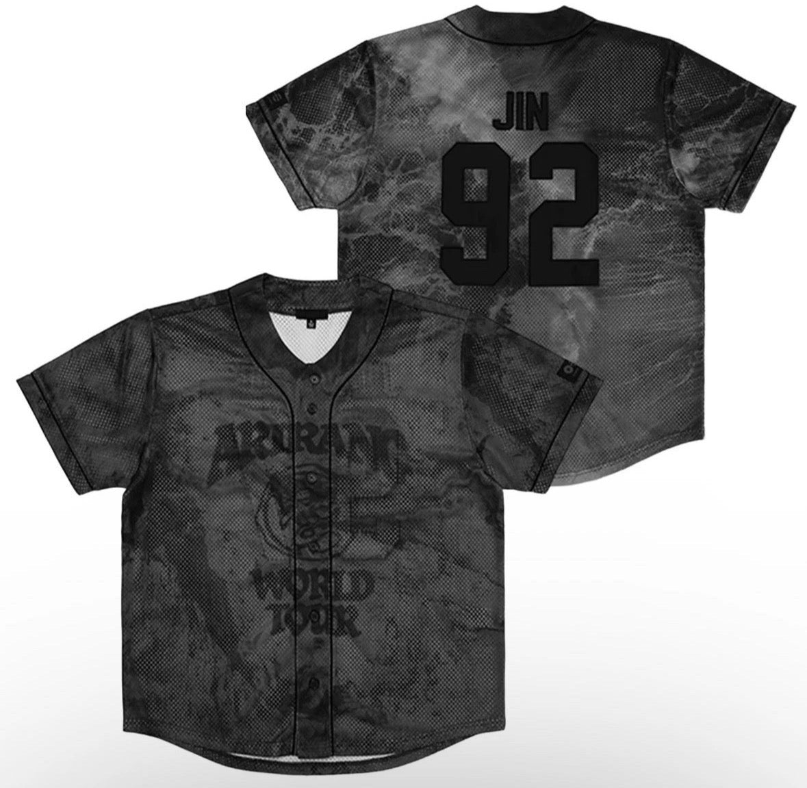 JIN Black jersey s/s